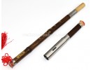 Quality Purple Bamboo Bawu Flute, E0409