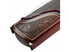 Rosewood Guzheng, Patterns Selectable, Chinese 21-string Zither,E1154