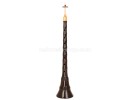 Concert Grade Ebony Suona with Wooden Bowl-Shaped Horn, E1374